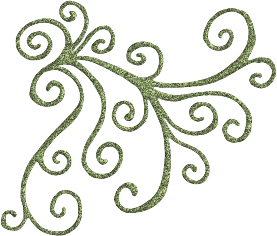 Cool Designs Png Transparent Image - Green Swirl (1024x878), Png Download