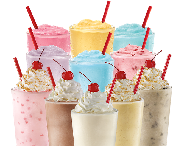 Milkshake Png No Background - Sonic Half Price Shakes 2017 (980x490), Png Download