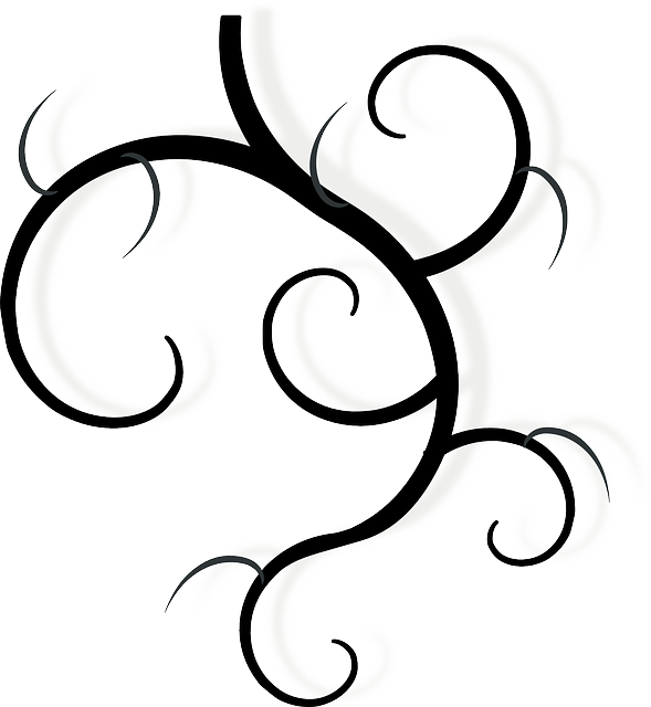 Corner Scroll Designs - Swirl Clip Art (589x640), Png Download