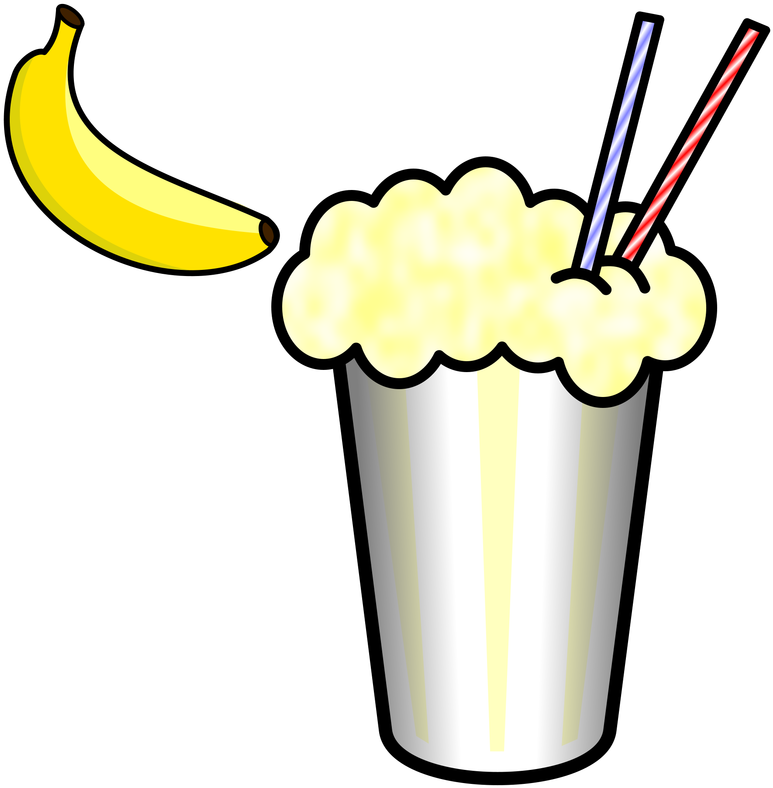Symbol Drinks - Talksense - Banana Milkshake Clipart (800x800), Png Download