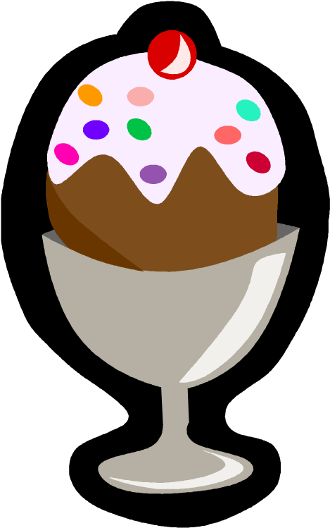 Ice Cream Sundae Clip Art - Ice Cream Sundae Clipart Art (476x761), Png Download