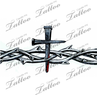 Crown Of Thorns Armband - Thorn Arm Band (400x400), Png Download