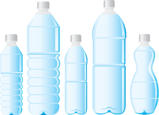 Plastic Bottles Clipart Pet Bottle - Plastic Bottle (553x399), Png Download