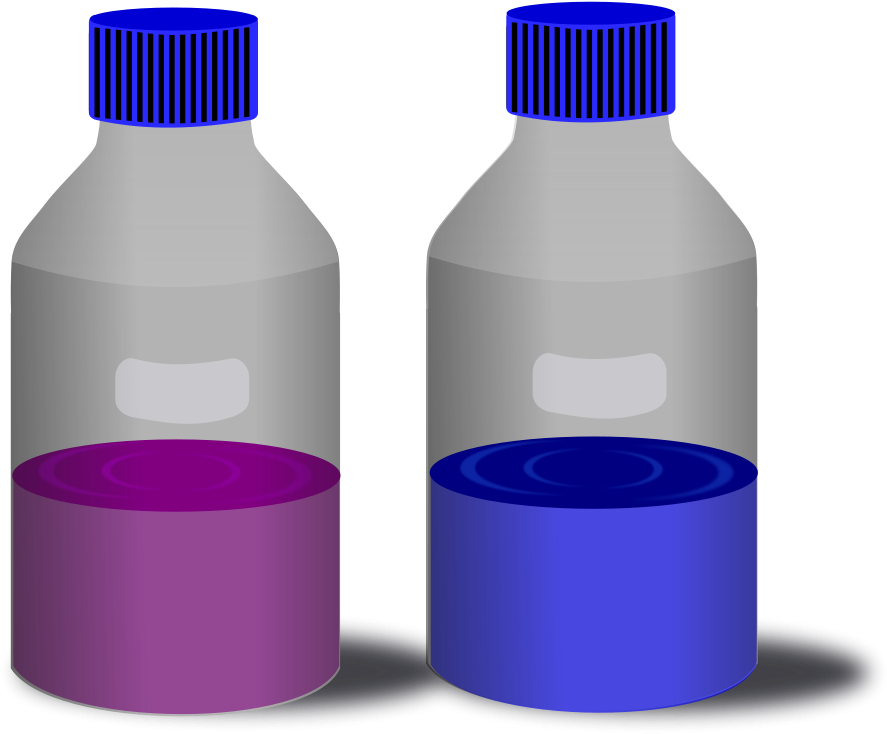 How To Set Use Reagent Bottle Clipart (900x737), Png Download
