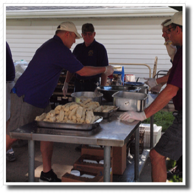 Fish Fry Team - Fish Fry (400x398), Png Download