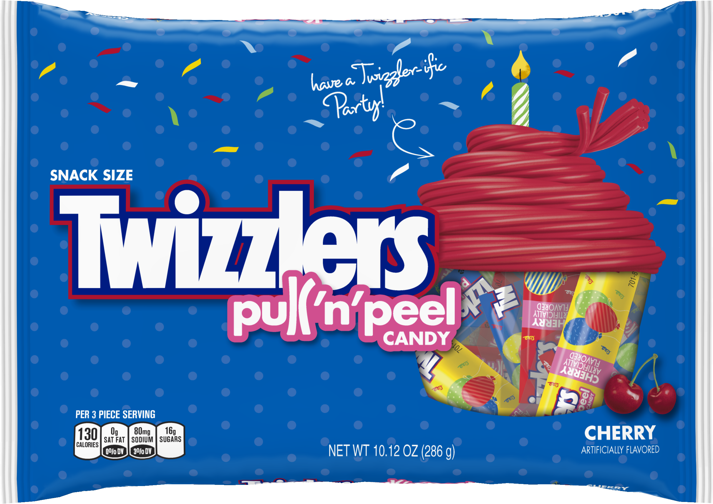 Twizzlers Pull-n-peel Candy, Watermelon - 14 Oz Bag (3000x3000), Png Download