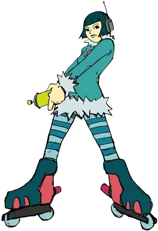 Mew-0 - Jet Set Radio Mew (552x782), Png Download