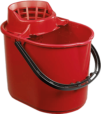 14l Deluxe Mop Bucket - Economy Bucket With Strainer - Blue (600x600), Png Download