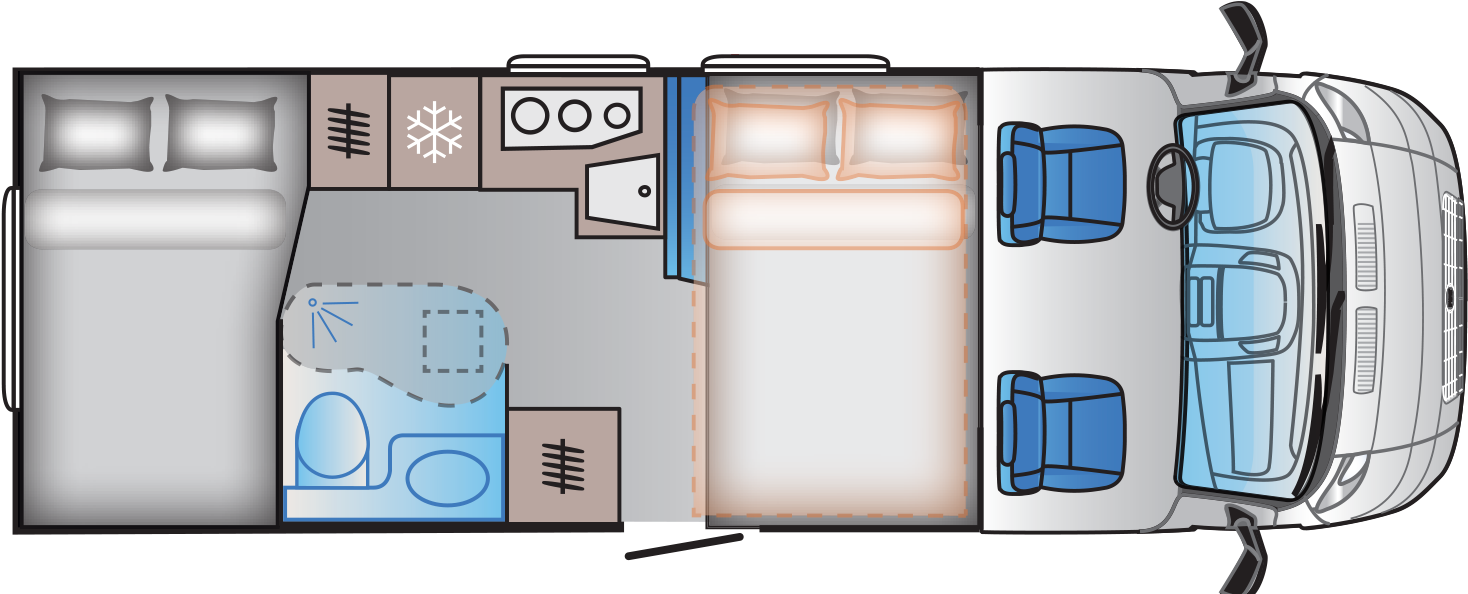 Body Length - Recreational Vehicle (1880x600), Png Download
