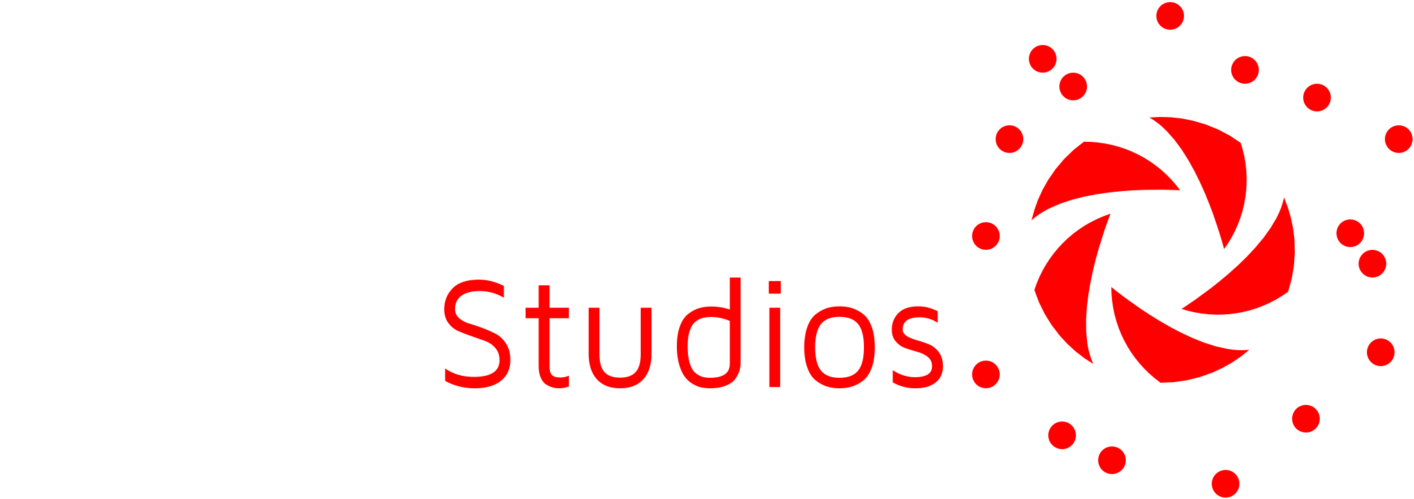 Viramediastudios Logo White Red Border - Graphic Design (2100x800), Png Download