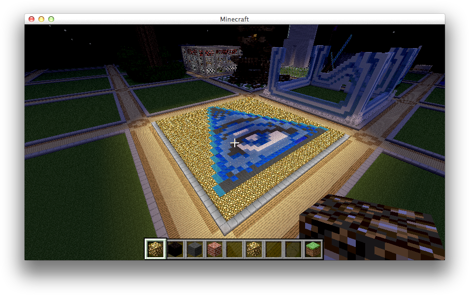 Heres Some Night Shots I Just Took - Minecraft All Seeing Eye (968x616), Png Download