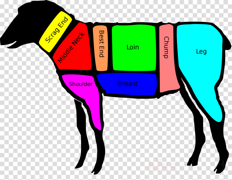 Lamb Shank On Lamb Clipart Sheep Lamb And Mutton Shank (900x700), Png Download