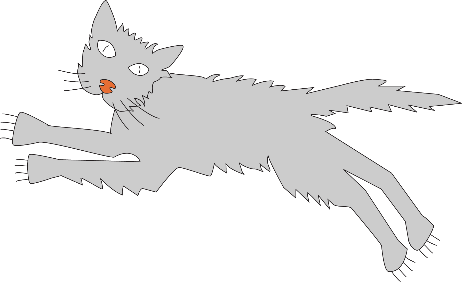 Flying Unicorn - Cat Yawns (1790x1095), Png Download