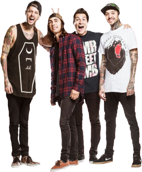 Transparent Pierce The Veil Requested By X -cameron - Pierce The Veil Photo Shoot (478x655), Png Download