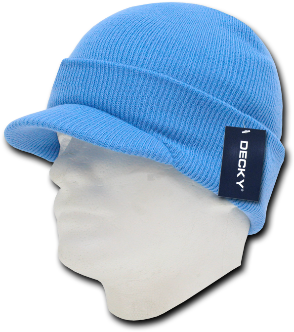 Decky Beanies Beany For Men Women Gi Jeep Caps Hats - Decky Classic Snug Fit Soft Knit Pre Curved Visor Jeep (700x700), Png Download