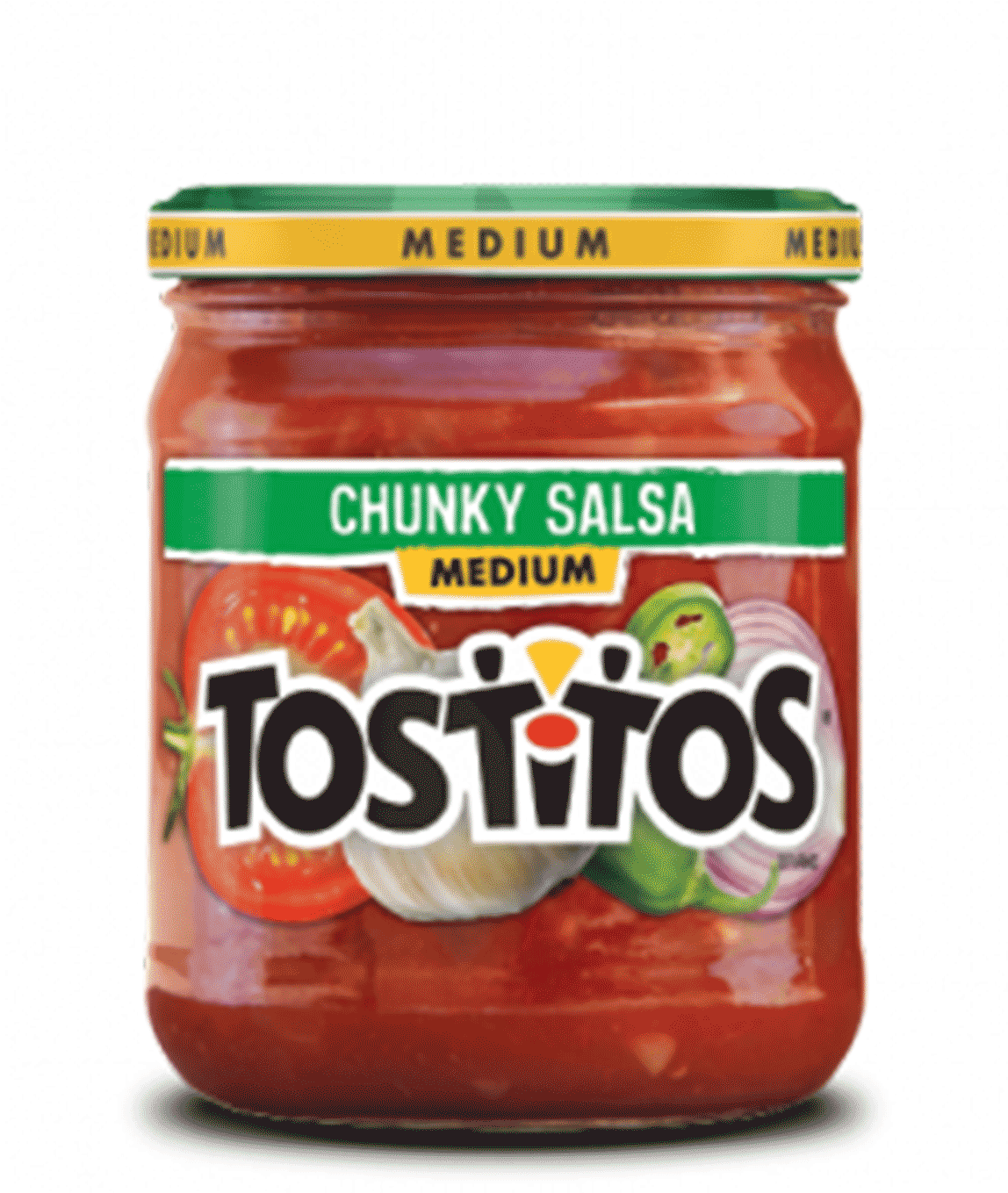 Tostitos Medium Chunky Salsa Dip - Tostitos Chunky Salsa, Medium - 15.5 Oz Jar (1156x1358), Png Download