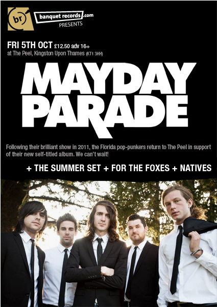 Mayday Parade / The Summer Set / For The Foxes / Natives - Mayday Parade By Mayday Parade (598x598), Png Download