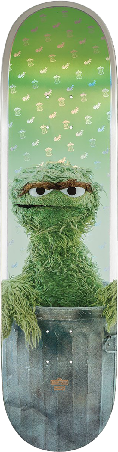 Globe Sesame Street Oscar The Grouch Deck-8 (1500x1500), Png Download