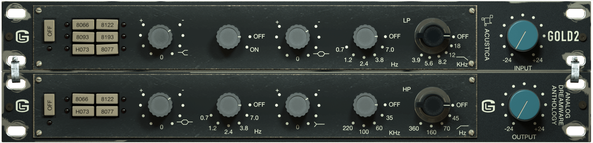 Gold2 Eq Teaser - Acustica Audio Gold 2 (1894x457), Png Download