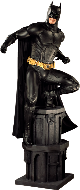 Batman Begins Statur Großfigur Bb-1 235cm - Statue Batman Begins (612x792), Png Download