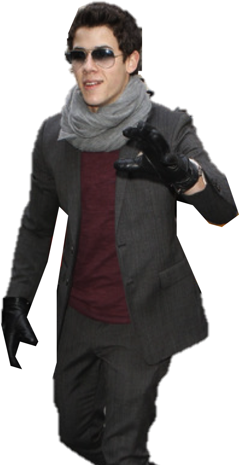 Nick Jonas Png - Leather Jacket (863x1533), Png Download