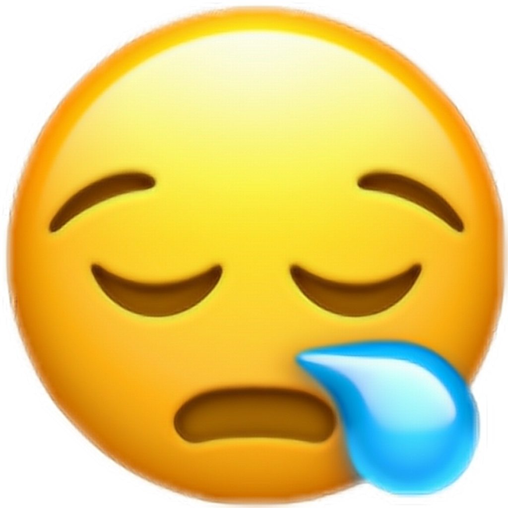 Emoji Ios Iphone Iosemoji Emojis Iphoneemoji Emojiss - Emoji 😪 (1024x1024), Png Download