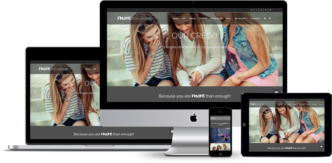 Image Of The Responsive Website Development For More - Smartphone (1200x609), Png Download