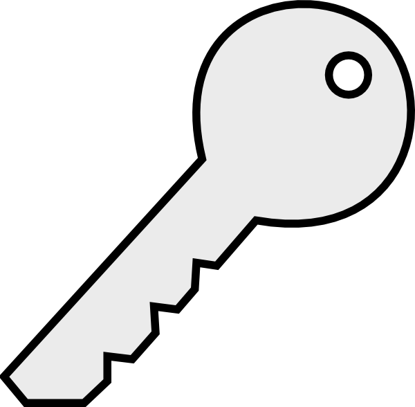 House - Key - Clipart (600x588), Png Download