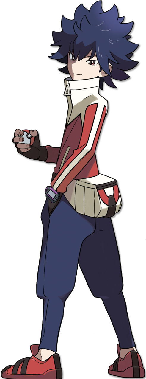 So - Pokemon Black 2 Rival (490x1284), Png Download