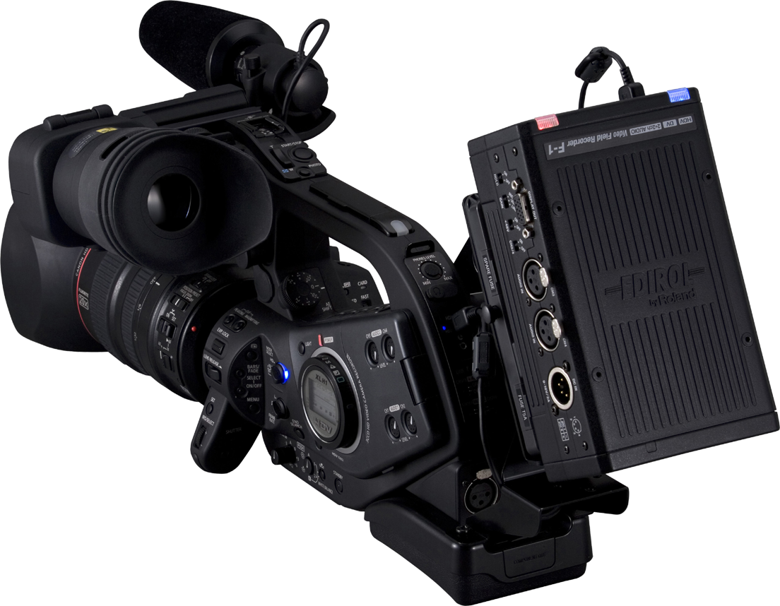Video Camera Png Image - Edirol F1-vmk1 V-mount Camera Kit (1104x858), Png Download