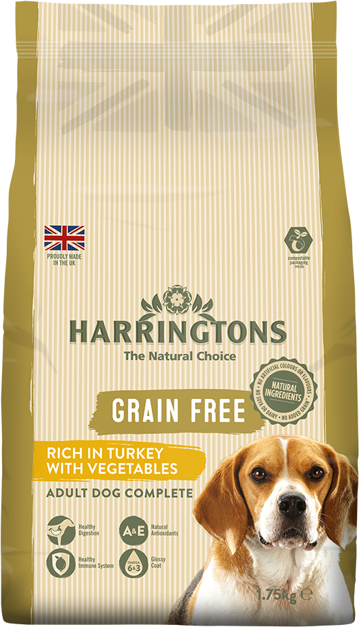 Grain-free Complete - Harringtons Grain Free Dog Food (838x1080), Png Download