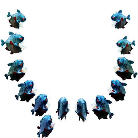 Piranha Check Out Cntravel - Ice Age Piranha Png (774x524), Png Download