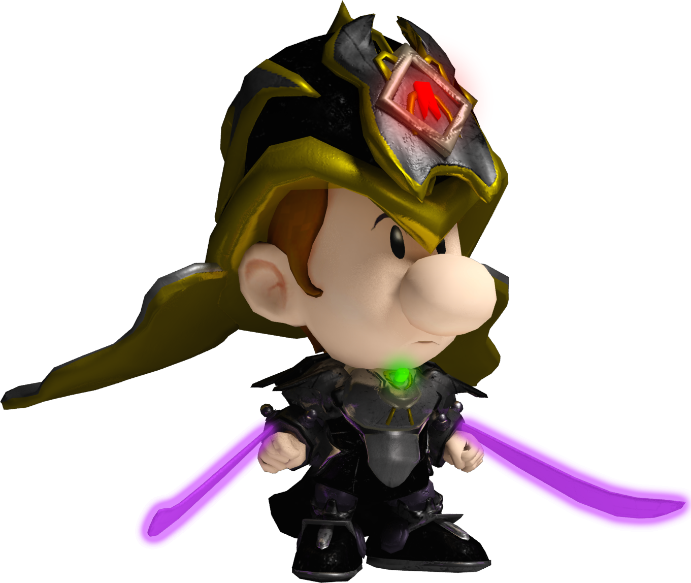 Здравствуй Меня Зовут Бaбyлuigioнфire - Luigi (1361x1148), Png Download