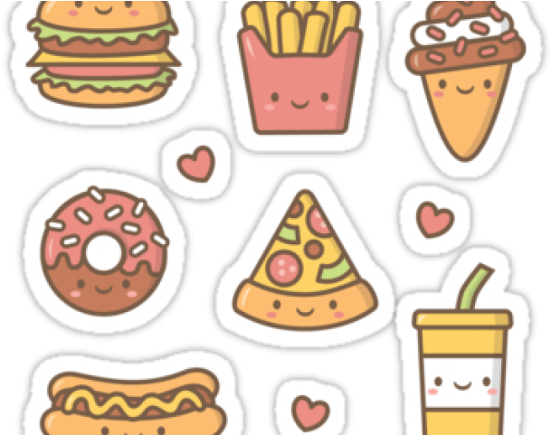 Download Cute Food Doodles Png Image With No Background Pngkey Com