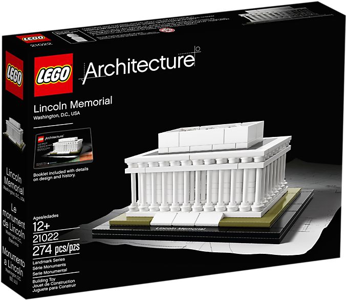 Lego Architecture Lincoln Memorial - Lego Architecture 21035 Solomon R Guggenheim Museum (800x600), Png Download