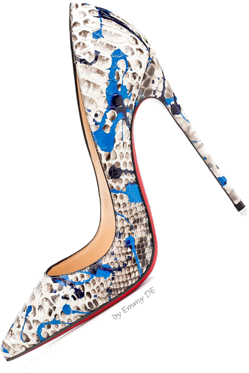 Brilliant Luxury By Emmy De * Christian Louboutin 'so - Basic Pump (498x746), Png Download