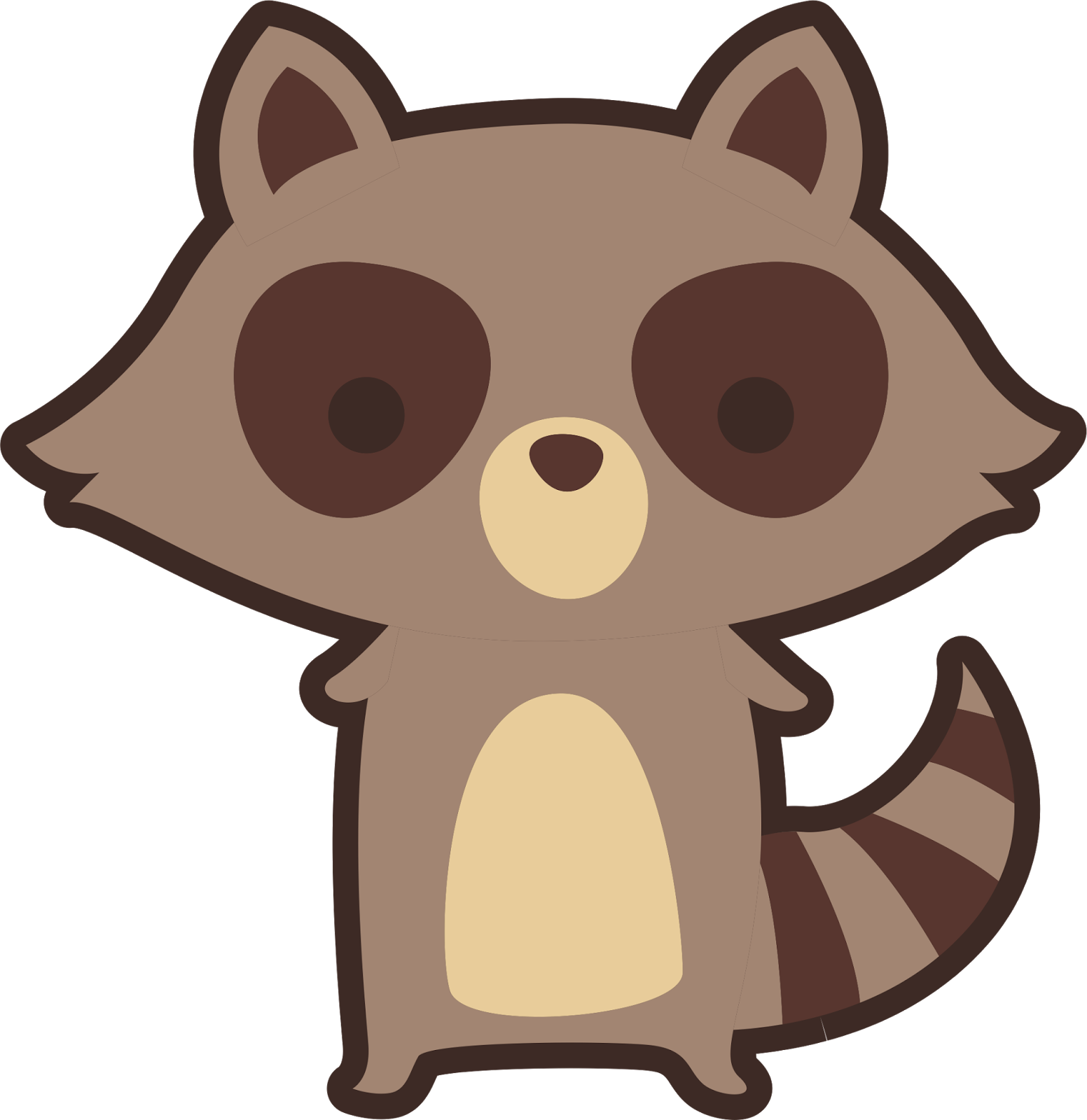 Raccoon Baby Giant Panda Animal Bear - Mapache Bebe Dibujo (1552x1600), Png Download