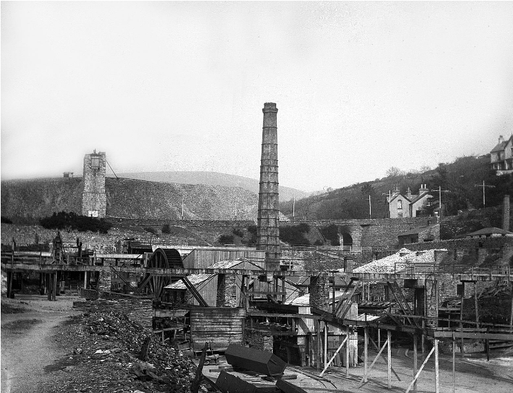 The Washing Floor Of The Great Laxey Mine - Factory (1253x568), Png Download