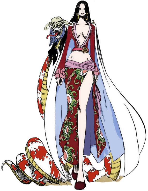 Boa Hancock First Appeared - One Piece Shichibukai Boa Hancock (612x788), Png Download