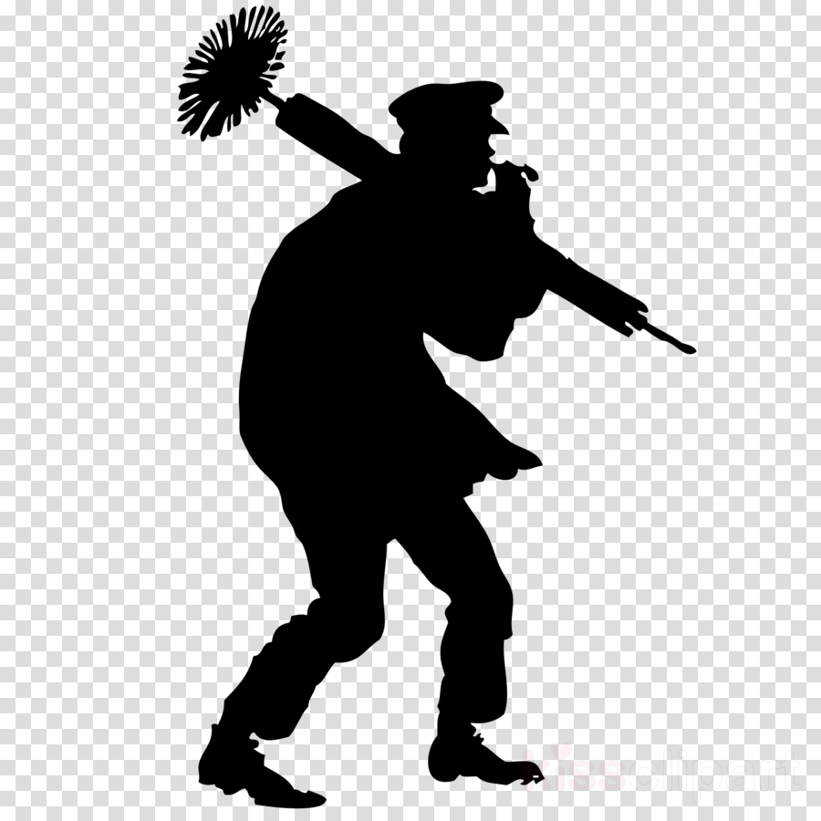 Chimney Sweep Silhouette Clipart Chimney Sweep Fireplace - Mary Poppins Bert Silhouette (900x900), Png Download