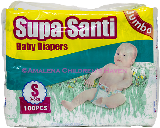 Supa Santi Baby Diaper - Super Santi Baby Diapers In Ghana (600x600), Png Download
