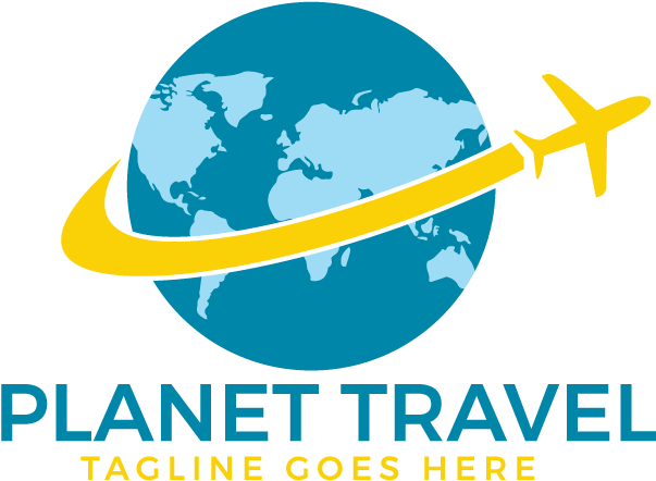 Planet Travel Logo Design - Travel (1500x1000), Png Download