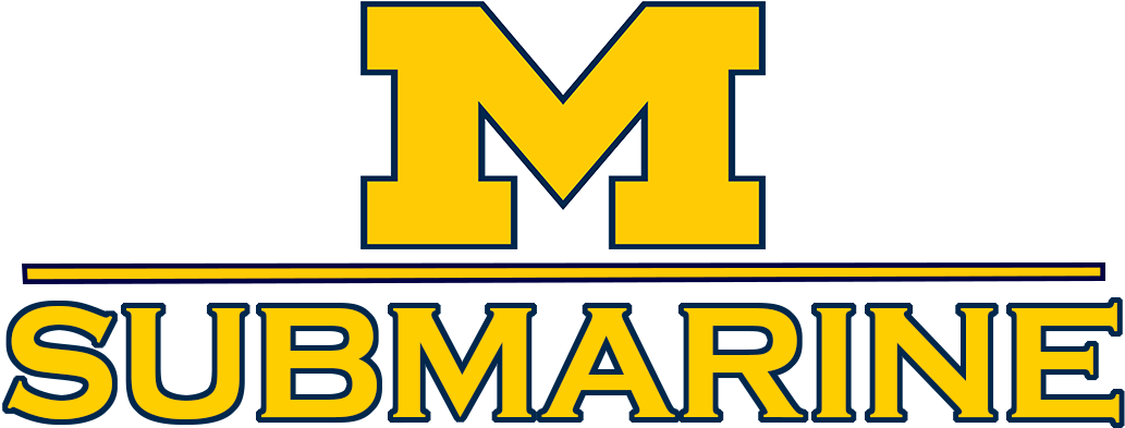 Donate To The Sub - Michigan Wolverines Beverage Napkins (20) (1079x435), Png Download