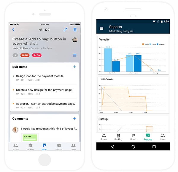 Mobile App For Online Agile Software (600x579), Png Download