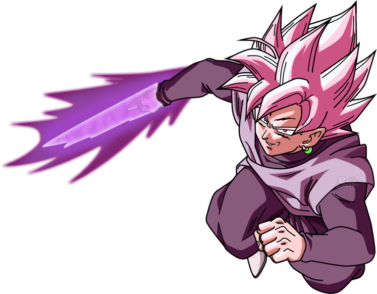 Goku Black Ssj By Saodvd-daj0l1r - Goku Black Ki Blade (761x594), Png Download