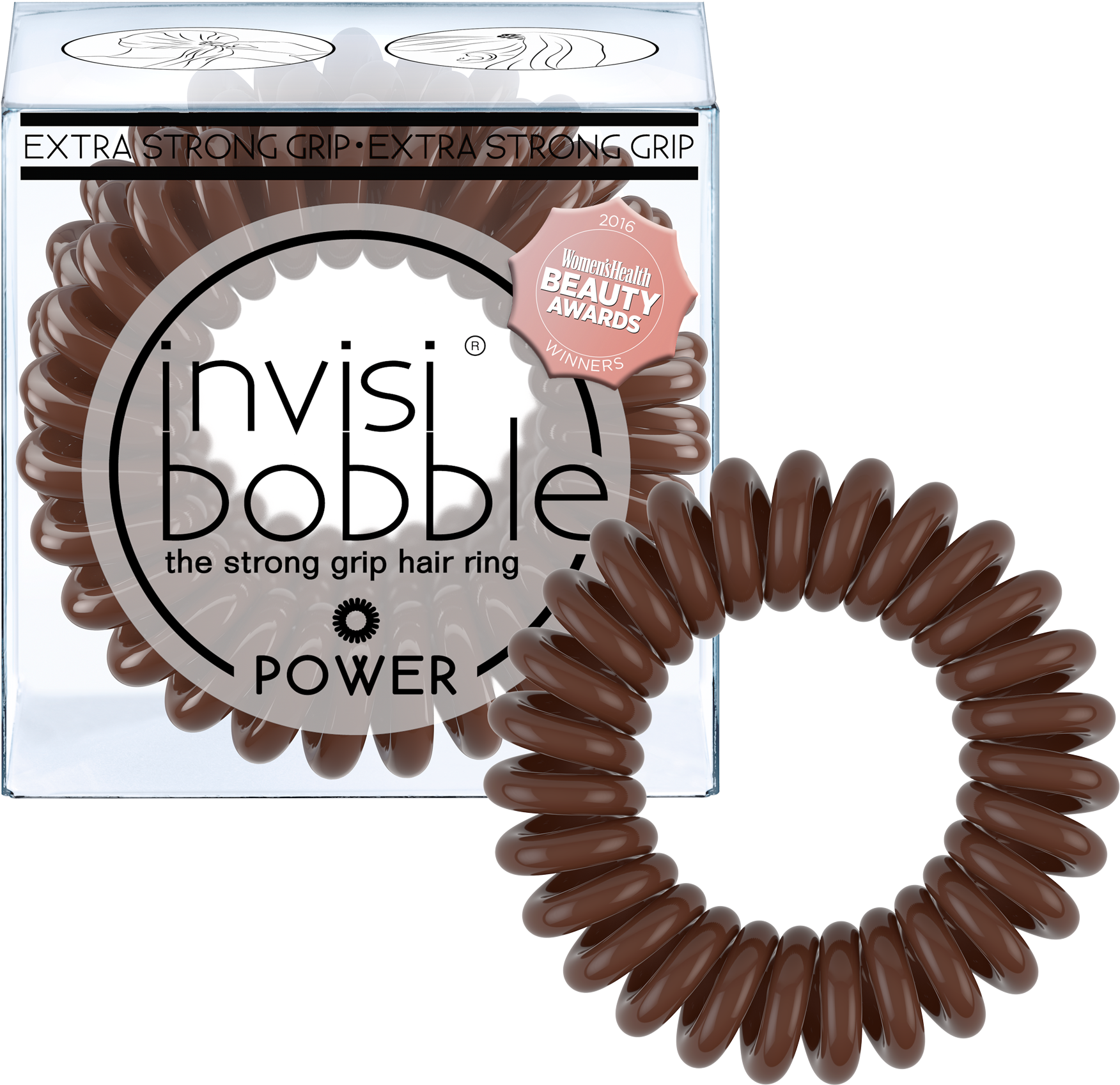 Zoom - Invisibobble Power Pretzel Brown (2000x2000), Png Download