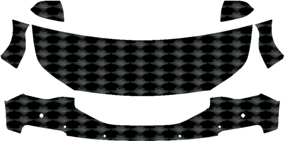 2017-2019 Gmc Acadia Sl, Sle, Slt 3m Clear Bra Deluxe (980x700), Png Download