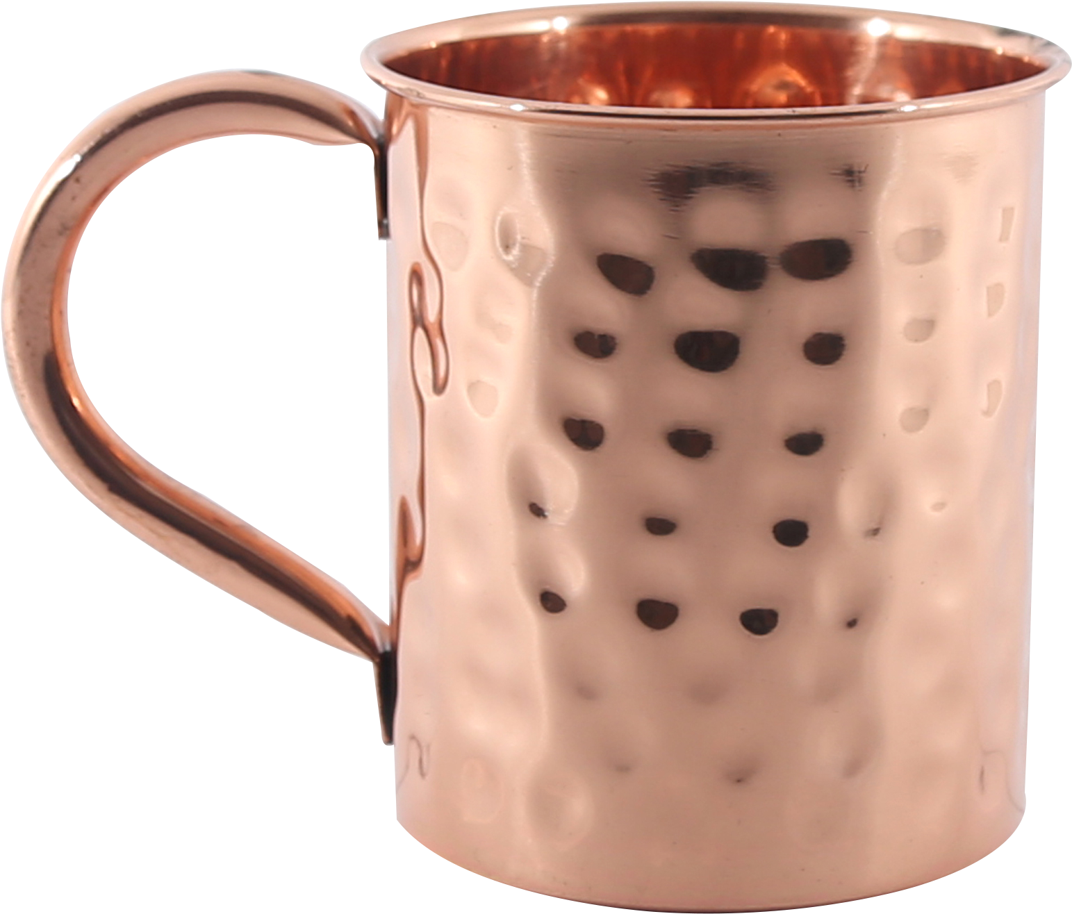 Hammered Moscow Mule Mug 16oz - Inox Artisans 16-ounce Copper Moscow Mule Mug 2-pack (3000x3000), Png Download