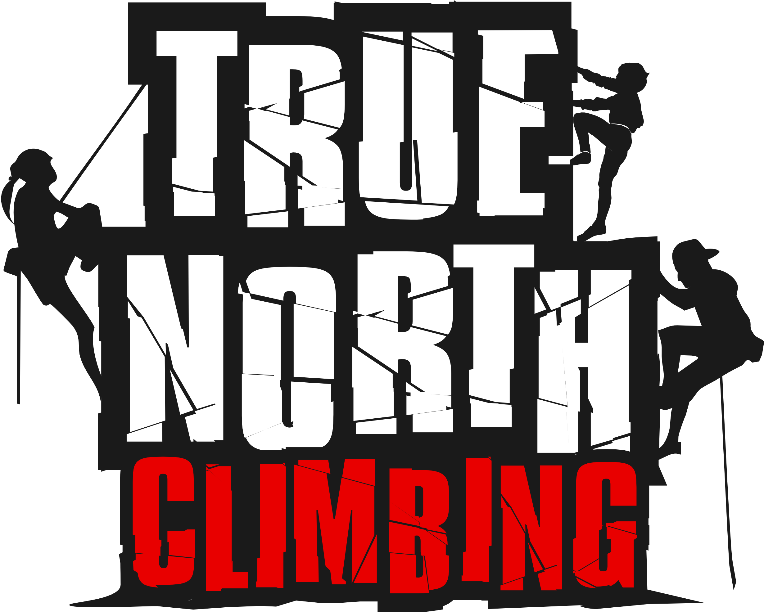 True North Climbing - True North Climbing Logo (2461x1972), Png Download