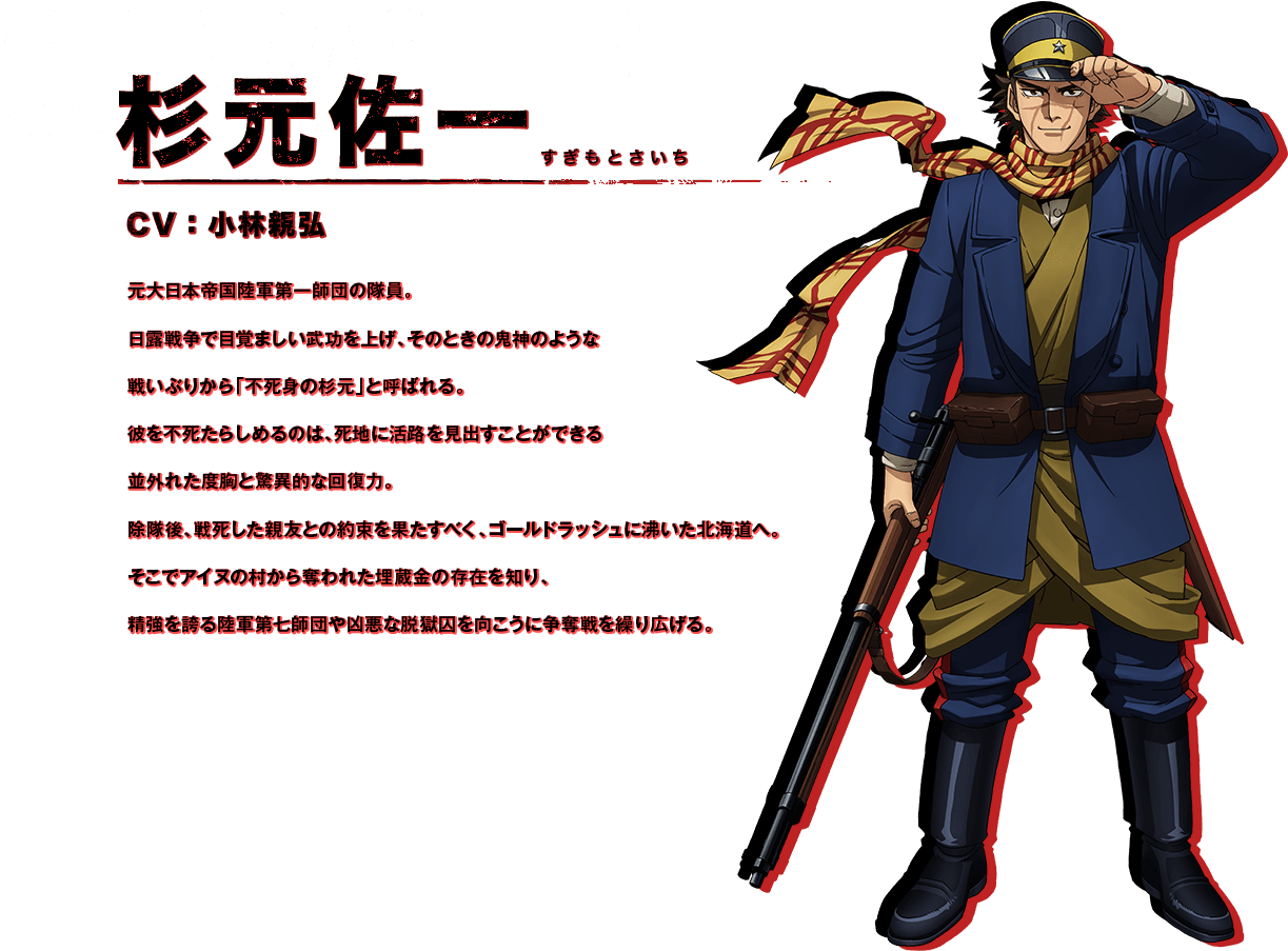 Download Filter Transparent Background Sugimoto Cosplay Golden Kamuy Png Image With No Background Pngkey Com